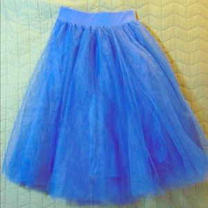 Royal Blue Tea Length Tulle Tutu (Worn Once!)